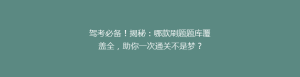 驾考必备!揭秘:哪款刷题题库覆盖全,助你一次通关不是梦?