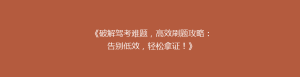 《破解驾考难题，高效刷题攻略：告别低效，轻松拿证！》